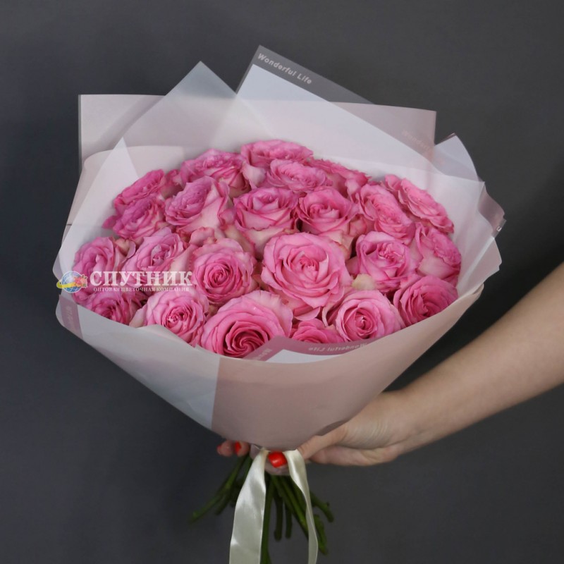 Букет из роз свит юник, букет из розовых роз купить в СПб
